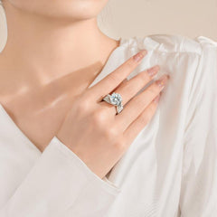 💖(POSLEDNJI DANA RASPRODAJA - 80% POPUSTA) DIYSTAR™ Magnetološki dijamantski prsten sa moisanitom 💍