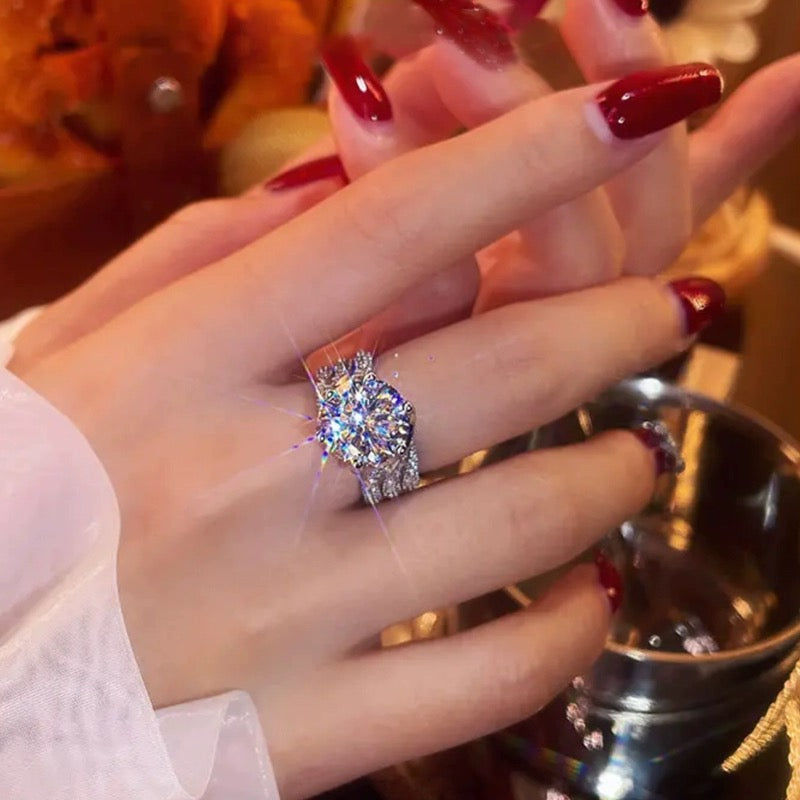 💖(POSLEDNJI DANA RASPRODAJA - 80% POPUSTA) DIYSTAR™ Magnetološki dijamantski prsten sa moisanitom 💍