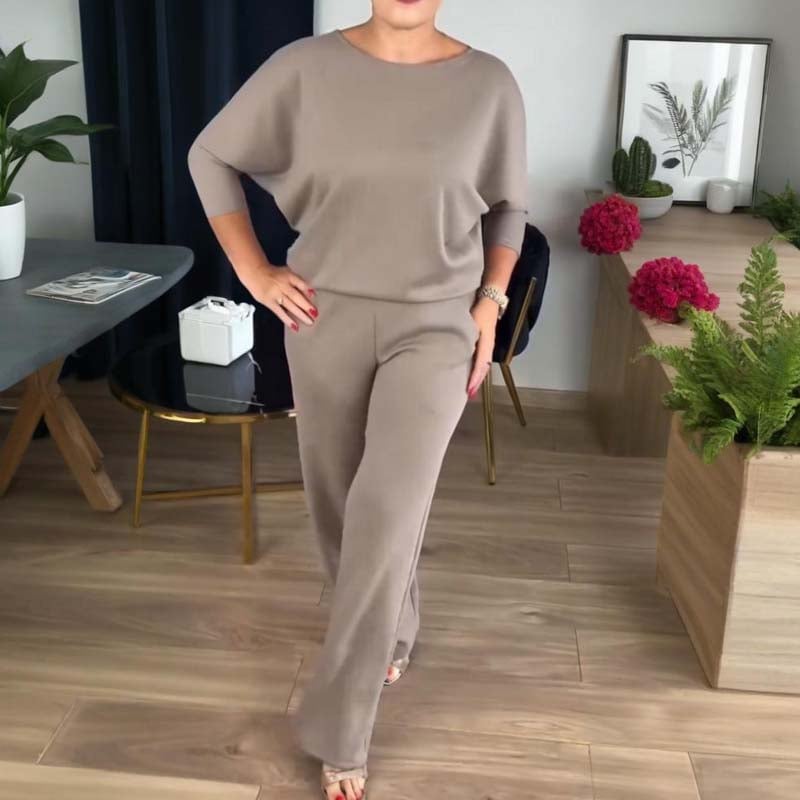 ⏳Vremenski ograničena ponuda⏰Elegantni set od tri dela, uključujući dugačak kardigan, majicu i pantalone💞