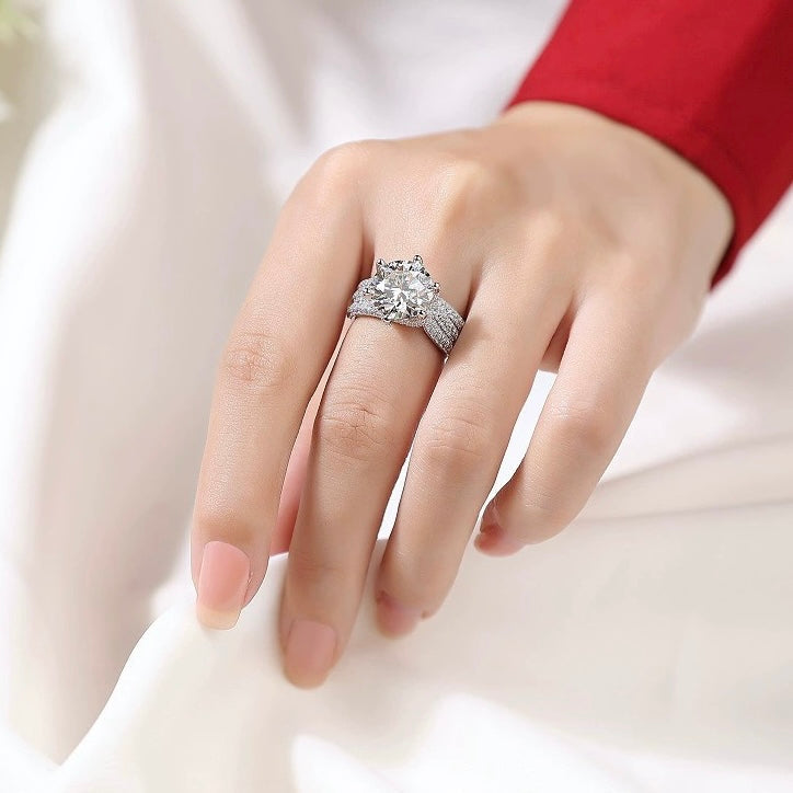 💖(POSLEDNJI DANA RASPRODAJA - 80% POPUSTA) DIYSTAR™ Magnetološki dijamantski prsten sa moisanitom 💍